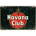 thumbnail image 1 of Placa Metal Vintage Havana Club Pintura Hierro Rectangular Pared 40x30cm, 1 of 9