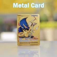 thumbnail image 2 of Metal Pokémon Letters Card Venusaur Vmax Charizard Pikachu V Mewtwo Gold Iron Playing Cards Anime Games Gifts Kids Toys, 2 of 5