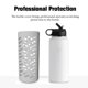 thumbnail image 3 of Kearding Accesorios de cubierta de silicona Portabotellas profesional Botella de agua Tapas protectoras de color sólido Reemplazo para 18-32-40oz Cubiertas para muebles de jardín Gris METRO Kearding HA065490-14, 3 of 6