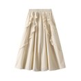 thumbnail image 4 of Sngxgn Skirt for Women Women's High Waisted Skorts Skirts for Women Casual(Beige,One Size), 4 of 8
