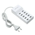 thumbnail image 2 of 10 Port USB Home Travel Wall AC Charger Fast Charge Power Strip Adapter, 2 of 6