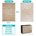 thumbnail image 6 of Ileading Outdoor Rugs 8'x10' for Patios Clearance Waterproof Patio Rugs Reversible Mats Plastic Straw Rug Large Outside Area Rug Door Mat for RV,Patio,Backyard,Deck,Beach,Trailer,Camping, 6 of 10