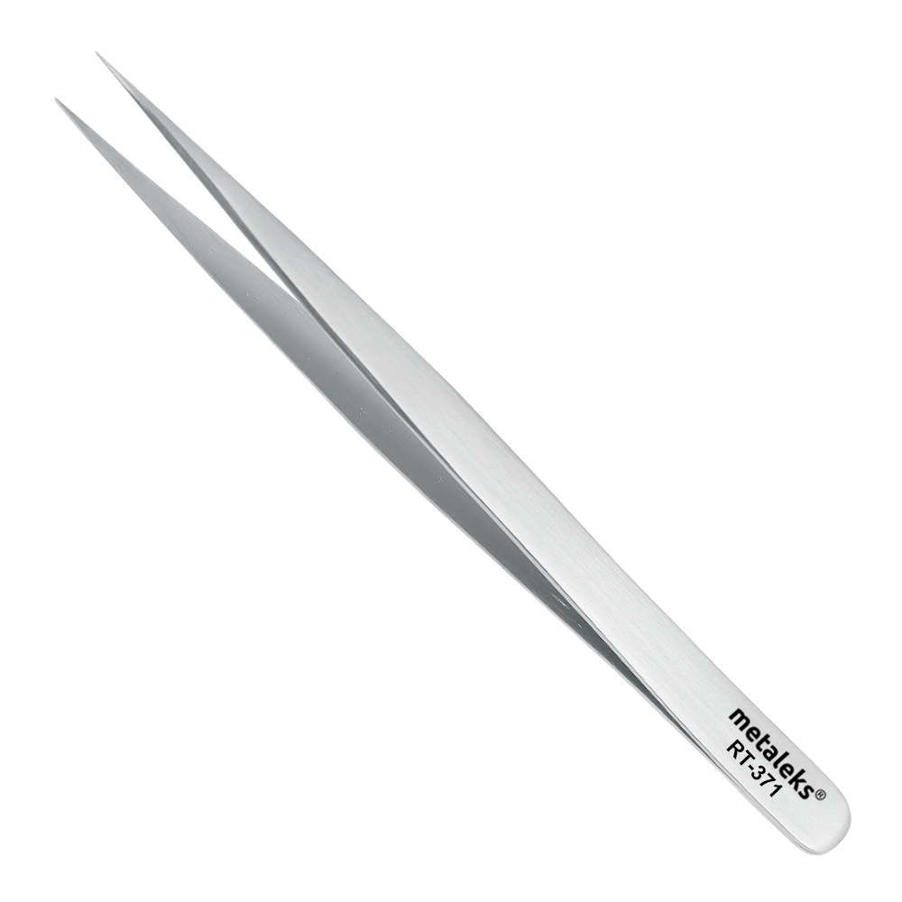 3 Pcs Kit of Eyelash Extension Tweezers In Silver Magnetic Kit - Made In Surgical Stainless Steel