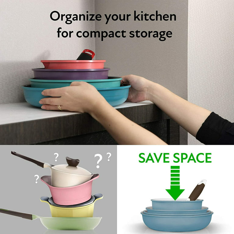 This Cookware Set Has a Detachable Handle to Save Space!