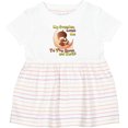 thumbnail image 3 of Inktastic My Grandma Loves Me to the Moon and Back Girls Baby Dress, 3 of 5