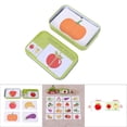 thumbnail image 3 of Baby Learning Cards, Educational Cognitive Cards, 75x55mm Safe Durable With Iron Box Learning Training Cards for Vehicle/Animal/Fruit/Living Goods, 3 of 7