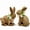 2pcs New Brown, variant on Ayieyill 2 Pcs Easter Rabbit Decor, Easter Rattan Bunny Resin Ornaments for Home Courtyard Tabletop to Enhance The Easter Atmosphere