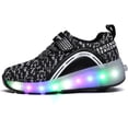 thumbnail image 3 of Roller Shoes Girls Boys Wheel Shoes Kids Roller Skates Shoes LED Light Up Wheel Shoes for Kids for Children, 3 of 15