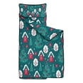 thumbnail image 2 of Dark Teal Christmas Village Pattern Toddler Nap Mats for Kids Preschool,50"x20" Sleeping Mat Bag or Kids,Toddler Sleeping Bag,Toddler Nap Mat or Daycare, 2 of 6
