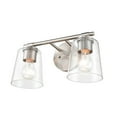 thumbnail image 2 of Millennium Lighting 2 Light Bathroom Vanity Fixture in Multiple Finishes Brushed Nickel Nickel Brushed, 2 of 5