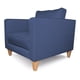 thumbnail image 2 of Sillón Rosen SofaMatch, Tela Quantum, Patas Natural azul, 2 of 5