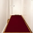 thumbnail image 4 of Carpet Runner, 24" x 71" Rubber Backing Hallways Area Rugs Commercial Entrance Mat Indoor Outdoor Floor Mat with Non- for Kitchen Balconies Living Room Dining Room Decks Patio (Dark Red), 4 of 6