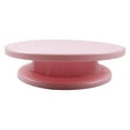 thumbnail image 1 of giratoria giratoria antideslizante soporte de pastel redondo giratoria Rosado Sunnimix tocadiscos para decorar pasteles, 1 of 7