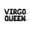 Black, variant on Cursive Script Letter Balloons - VIRGO QUEEN 16" Inch Alphabet Letters Foil Mylar Balloon Birthday Party Banner (Silver)