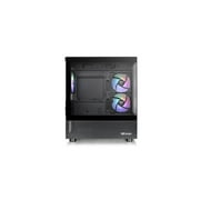 Thermaltake View 170 TG ARGB Black Micro-ATX Case; 3x120mm ARGB Fans included; Supports Up to 280mm Radiator; Front & Side Dual Tempered Glass Panel; CA-1Z4-00M1WN-00;