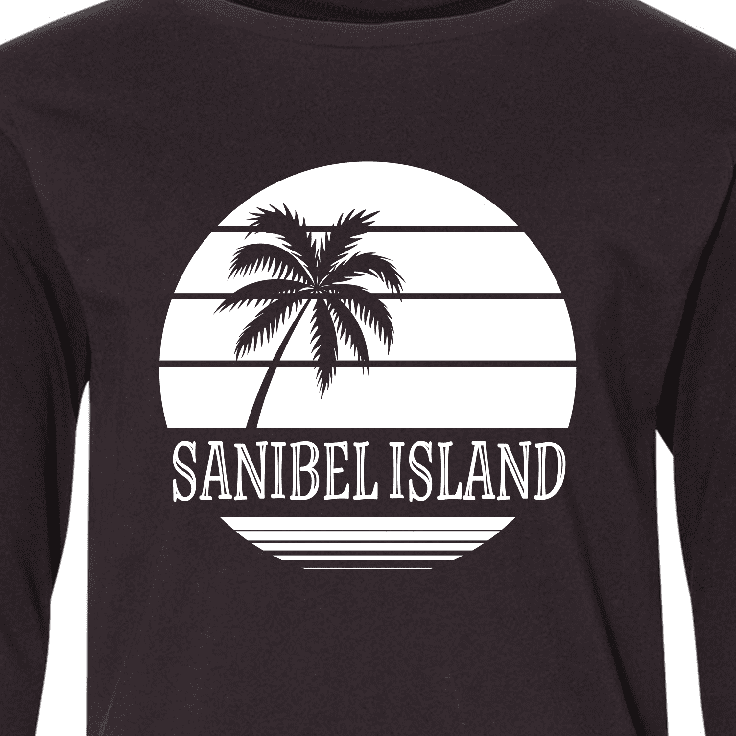 Inktastic Sanibel Island Florida Vacation Long Sleeve Youth T-Shirt