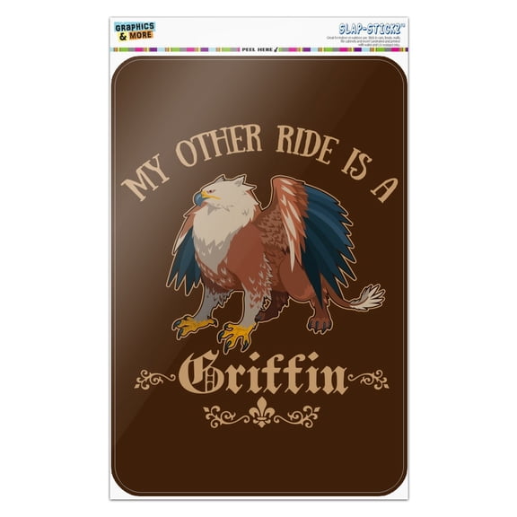 My Other Ride Is A Griffin Fantasy Games RPG Home Business Office Sign