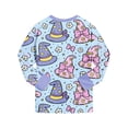 thumbnail image 5 of NOEGOEU Toddler Halloween Pajamas Kids Boys Girls Cute Graphic Long Sleeve Sleepwear Set (Sky Blue,6-7 Years), 5 of 8