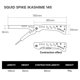 thumbnail image 5 of 2 en 1 Herramientas Pesca Corte Cordón Nervioso Calamar para Webfoot Octopus Cuttlefish () Verde, 5 of 8