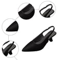 thumbnail image 5 of YLYL Women's Pumps Stiletto Kitten Heel Slingback Pointed Closed Toe Elegant Dressy Bridal Wedding Party Sandals, 5 of 9