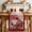 Red Beige, variant on Red Valentine's Day Table Runner 70 Inches Long Farmhouse Dress Scarves, Roses Love Heart Romantic Gnomes Wooden Dining Tablerunner for Coffee Table/Kitchen Island/Party Décor, 13" x 70"