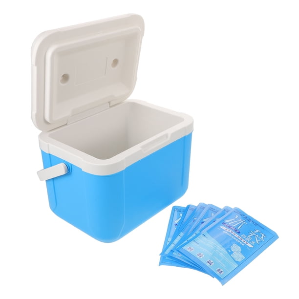 unbranded 1Jgo Refrigerador Duro Azul Para Camping Con Y Fácil De Transportar