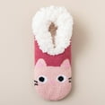 thumbnail image 2 of LckLvx Slipper Socks for Women Cute Print Warm Fleece Lined Non-Slip Thermal Socks Winter Fuzzy House Socks, 2 of 2