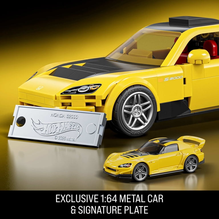 Mattel Brick Shop Hot Wheels '07 Honda S2000 Building Toy Kit