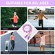 thumbnail image 5 of Cuerda para saltar con cuentas suaves, cuerda para saltar segmentada ajustable sin enredos para hombres, mujeres, niños y estudiantes (Purple8.2 Pie, 5 of 5