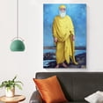 thumbnail image 4 of Póster de Guru Nanak Dev Ji, obras de arte impresas, foto, arte, pintura, lienzo, póster decorativo para el hogar, dormitorio, decoración moderna, carteles, regalos, 16 x 24 pulgadas (40 x 60 cm), 4 of 6