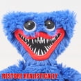 thumbnail image 3 of 2 Uds. De Peluches Huggy Wuggy, Juguete De Peluche De Monstruo Azul, Peluches De Amapola Playtime Huggy Wuggy, Mu帽eco De Terror De Monstruo De Salchicha Azul Realista, 3 of 7