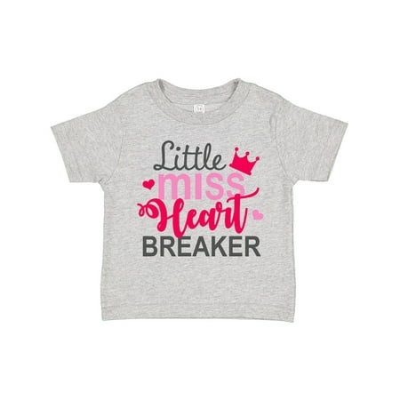 

Inktastic Little Miss Heart Breaker Gift Toddler Boy or Toddler Girl T-Shirt