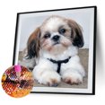 thumbnail image 2 of Cuadros Decorativos 5D Lovely Dog Kit Full Square Drill Rhinestone DIY Art Diamond Painting Ornament Likrtyny embutido en tela, 2 of 9