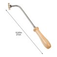 thumbnail image 2 of Hzzsbu Cake Branding Iron with Wood Handle, 3cm Heating Metal Stamping Tool for Dessert Decorating, 2 of 7