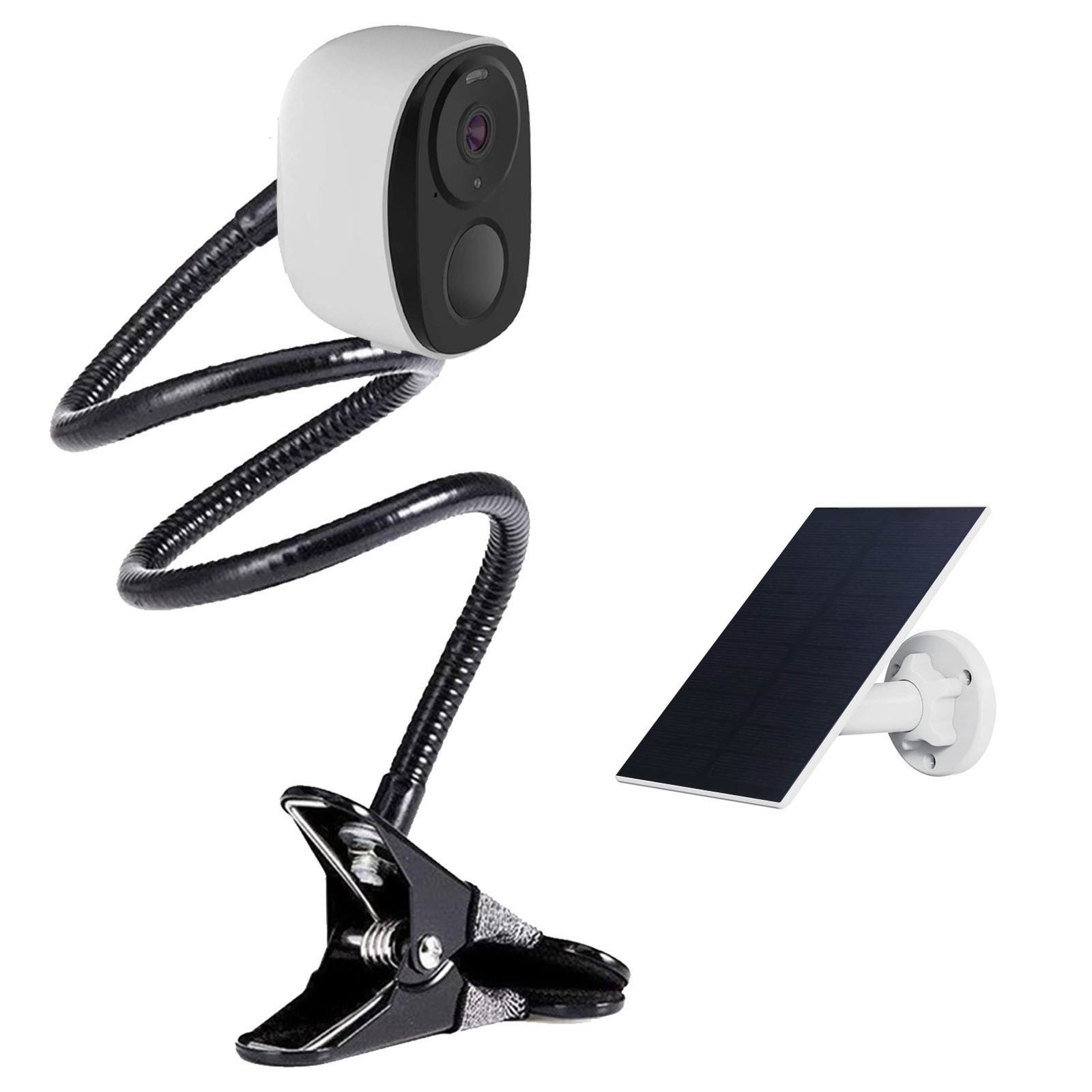 CxhicLuv Solar Powered Bird Feeder Camera with Night Vision, 1080P Outdoor Bird Watching Camera, Christmas Decorations for Backyard, Motion Detection & Solar-Powered Birdhouse Feeder