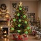 thumbnail image 2 of Bolas de Navidad, adornos navideños, bolas peludas para decorar el árbol de Navidad, artículos para realzar coronas., 2 of 6