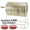 Midway Monsters Medium Brass Raffle Drum with 4,000 Free Raffle Tickets