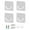 Clear, variant on Clearance Hooks under $5 Adhesive Curtain Rod Holder Wall Mounted Shower Curtain Rod Tension Holder Shower Rod Mount Retainer For Wall No Drilling Not Include Shower Curtain Rod 4PCS
