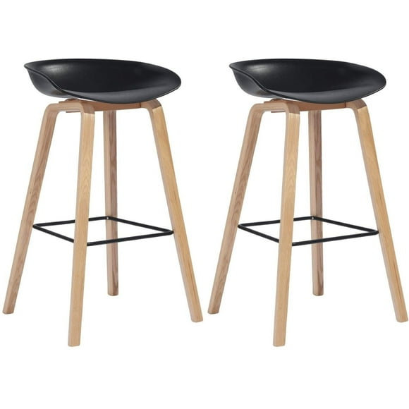 Set de 2 Bancos para Barra Mundo In Arezzo Negro
