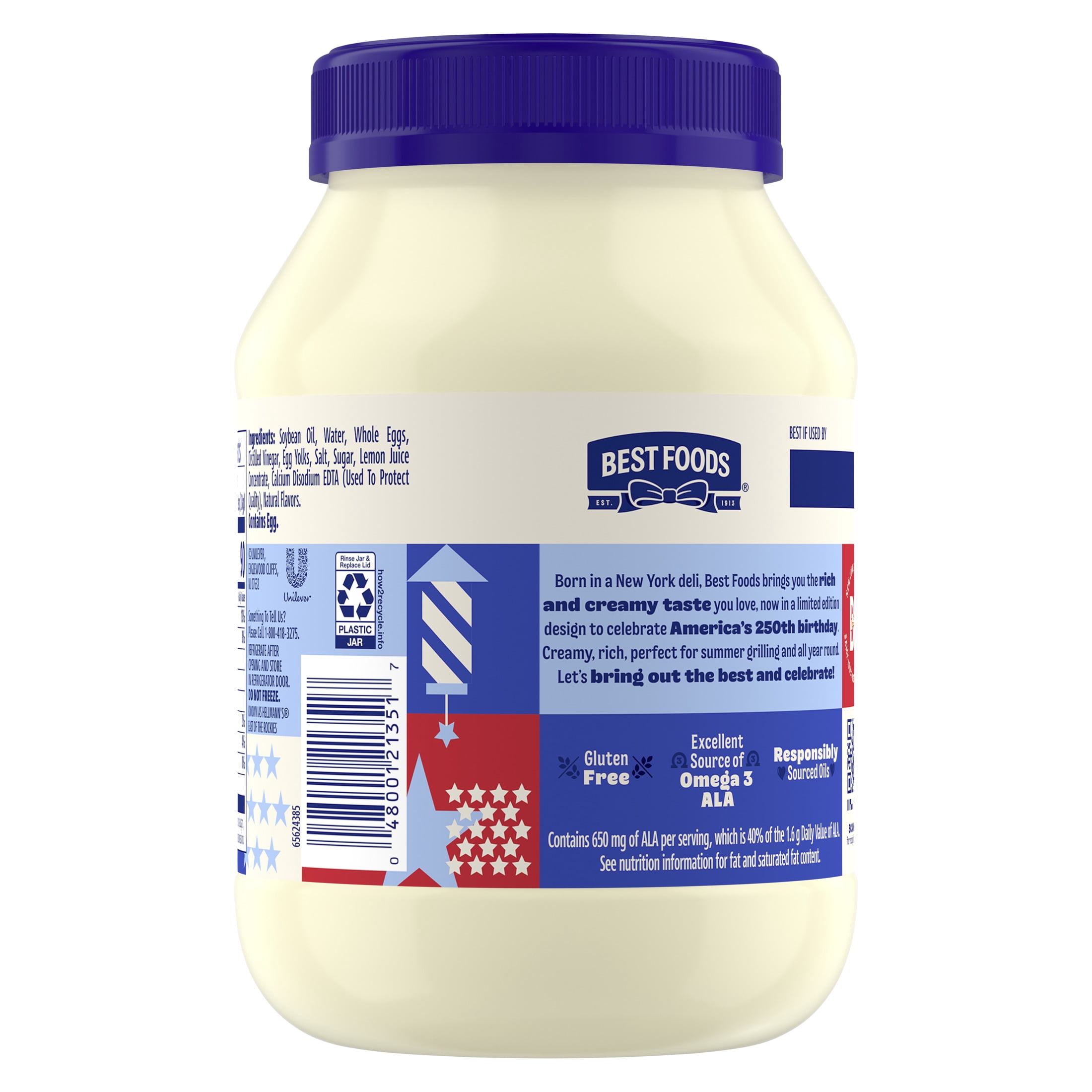 Best Foods Real Mayonnaise, Sandwich Spread Condiments, 30 fl oz