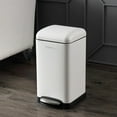 thumbnail image 5 of happimess Betty Retro Mini 3.2-Gallon Step-Open Trash Can, Cotton White, HPM1012C, 5 of 10