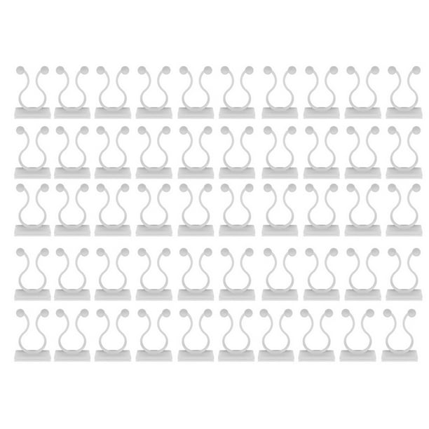 Planta Clips de Pared 50Pc Verde Endido Dispositivo de Fijación Planta Línea de Pared sin Marcar Pegatina Dispositivo de Fijación de la Pared de la Flor Pegatinas