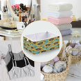 thumbnail image 5 of Storage Basket Foldable Open Organizers for Clothes Toys Books15.75x10.63x6.96in Sunglasses Smiley Sunflowers, 5 of 8