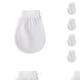 thumbnail image 2 of Minnieouse Guante de baño para el hogar, brazo, pierna, cuerpo, guantes exfoliantes, herramienta de masaje, herramientas de ducha, accesorios de Blanco 10Conjunto, 2 of 6