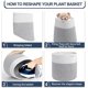 thumbnail image 5 of Cesta para plantas Paquete de 2 Cesta tejida con cuerda Maceta Cestas de almacenamiento multifuncionales de yute resistente con mano conveniente,11 Feliz Sencillez, 5 of 5