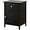 Black, variant on Glory Furniture Izzy Solid Wood 1-Drawer/1-Door Nightstand in Beige