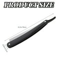 thumbnail image 2 of EXLEAF 2026 New Manual Folding Shaving Knife - Stainless Steel Razor with Non-Slip Plastic Handle,Compact Travel-Friendly Design for Beard & Hair Trimming,9.45 Inch, 2 of 7