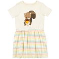 thumbnail image 3 of Inktastic Cute Woodland Animal Squirrel Girls Toddler Dress, 3 of 5
