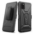 thumbnail image 4 of Compatible for Alcatel TCL A3X A600DL Case with Holster Belt Clip Hybrid Shockproof Protective Phone Cover with Kickstand - Black, 4 of 7