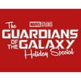 thumbnail image 2 of Girl's Guardians of the Galaxy Holiday Special White Logo  Graphic Tee Red Medium, 2 of 5